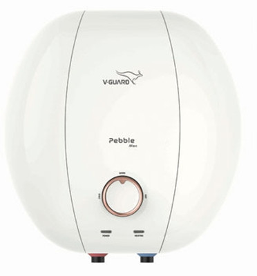 V-Guard V,G PEBBLE 15 L Storage Water Geyser(White)