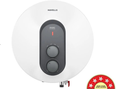 HAVELLS Orazio Plus 25 Ltr With 5 Year Warranty & Free Installation & Flexi pipes 25 L Storage Water Geyser(White)