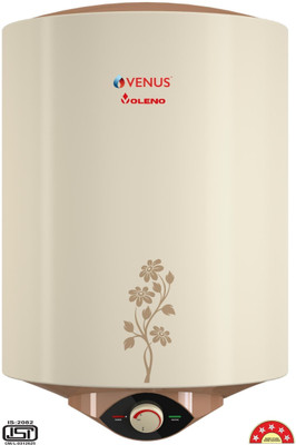 Venus Voleno 25VL, Porcelain Enamelled Glass Lined Tank With Free Installation & Pipes 25 L Storage Water Geyser(Ivory)