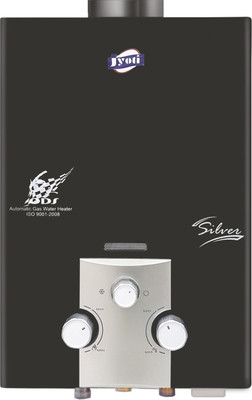 Jyoti Silver LP Black 6 L Gas Water Geyser(Black)
