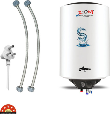 ZOOM Aqua 10 L Storage Water Geyser(White)