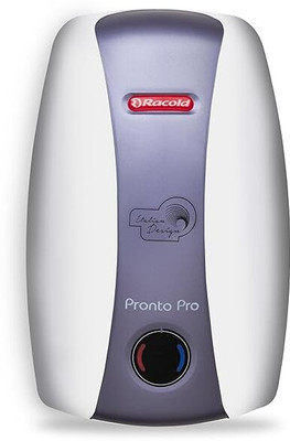 Racold Pronto Pro SS 3V-3KW 3 L Instant Water Geyser | High Grade SS Tank(White)