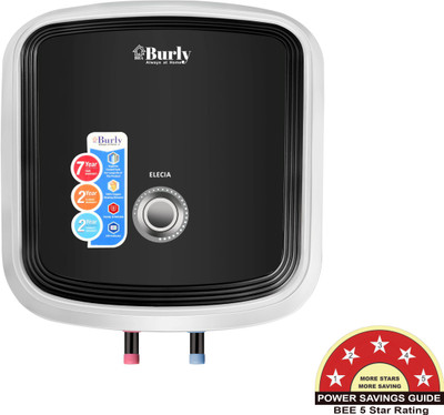 BHABURLY ELECIA 25 25 L Storage Water Geyser(White & Black)