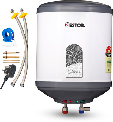 GESTOR STROM PLUS 25 L Storage Water Geyser | with Free Pipes(Grey)