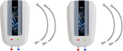 Kenstar SPLASH Pack of 2, 5.9 L Instant Water Geyser(White)