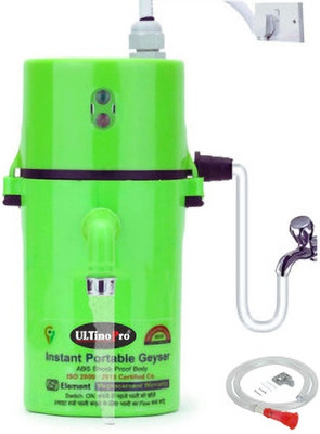 UltinoPro Instant Portable Geyser 1 L Instant Water Geyser(Green)