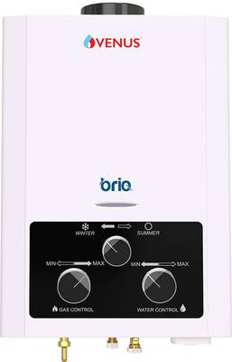 Venus 6 L Gas Water Geyser (Instant Gas Water Heater, White)