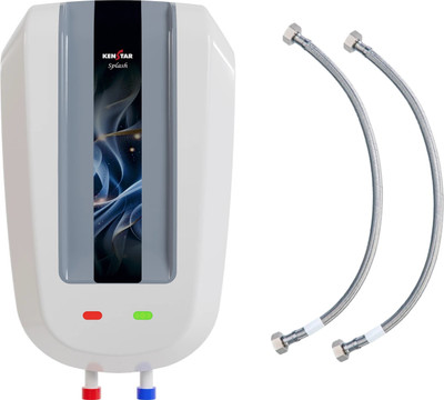 Kenstar SPLASH 5.9 5.9 L Instant Water Geyser | High Grade SS Tank | with Free Pipes(WHITE & GREY)