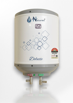 Natures Deluxe Storgae Water Geyser 25 L – Fast Heating, Rust-Resistant Body 25 L Storage Water Geyser(White)
