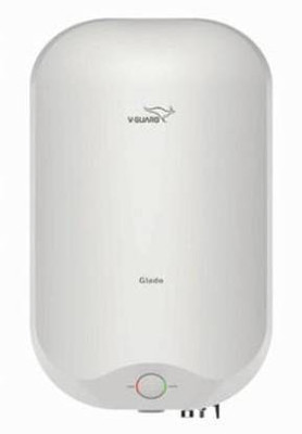 V-Guard GLADO 15L 5 STAR RATING SAFE SHOCK W2ITH PIPE 15 L Storage Water Geyser(White)