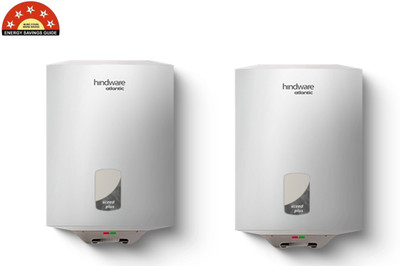 Hindware Xceed Plus Pack of 2, 15 L Storage Water Geyser(Grey)