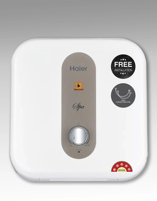 Haier ES15V-S1W 15 L Storage Water Geyser | with Free Pipes and Free Installation(White)