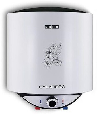 USHA SWH Cylandra 25L white 25 L Storage Water Geyser(White)