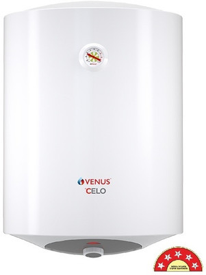 Venus CELO 15CV With Glasslined Tank, Glasslined Incoloy Element & Free Installation 15 L Storage Water Geyser(White)