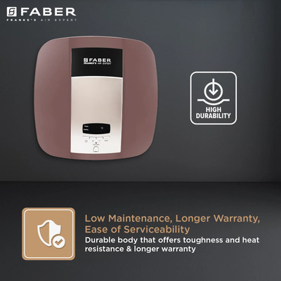 FABER FWG CYRUS 15L DIGI 15 L Storage Water Geyser(Multicolor)