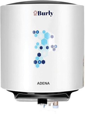 BHABURLY Adena 15L 15 L Storage Water Geyser(White and Black)