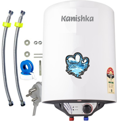 Kanishka Glassic Glassline tank WHITE 25L 25 L Storage Water Geyser(sprkle White)