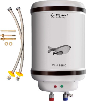 Flipkart SmartBuy Classic - 10L 10 L Storage Water Geyser BEE 4 Star Rated with Free Installation pipes and Kit(Ivory)