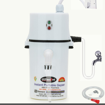 UltinoPro Instant Portable Geyser 1 L Instant Water Geyser(White)