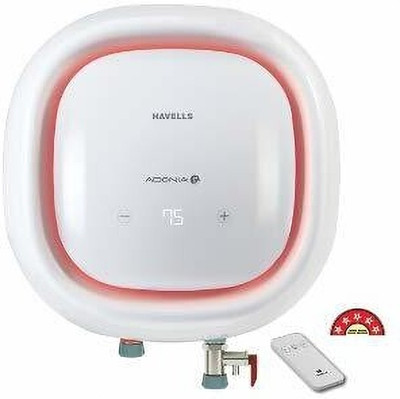 HAVELLS Adonia R 10 L Storage Water Geyser with Flaxi Pipe and FreeInstallation(White)