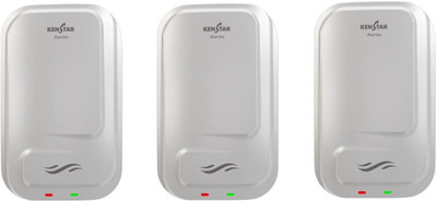 Kenstar Marine Pack of 3, 5.9 L Instant Water Geyser(White)