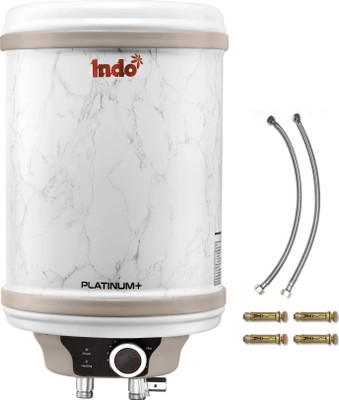 Indo PLATINUM PLUS-10 10 L Storage Water Geyser(White, Marble Finish)