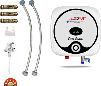 ZOOM BlockBuster Water Storage Heater 10 Liter 10 L Storage Water Geyser(White)