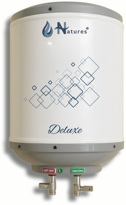 Natures 25L Instant Electric Geyser | Fast Heating, Energy Saving Water Heater 25 L Storage Water Geyser(White)