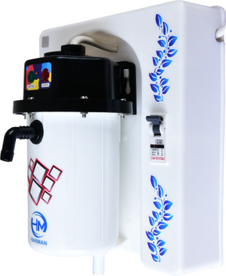 HM 1 L Instant Water Geyser (1L MCB INSTANT WATER PORTABLE HEATER GEYSER SHOCK PROOF BODY WITH ISI MCB & INSTALLATION KIT BLACK-WHITE 1 L Instant Water Geyser(Black, White)