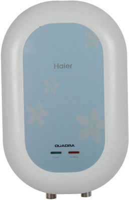 Haier EI3V-C1(W)-P 3 L Instant Water Geyser(White,BLUE)