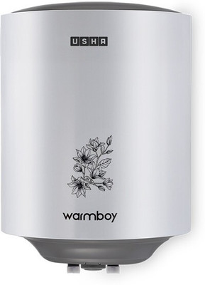 USHA WARMBOY 15 L Storage Water Geyser(Grey)
