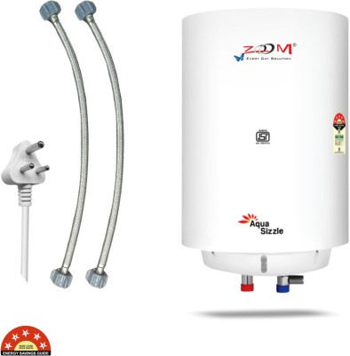 ZOOM 15 L Storage Water Geyser (Aqua Sizzle Water Heater, White)