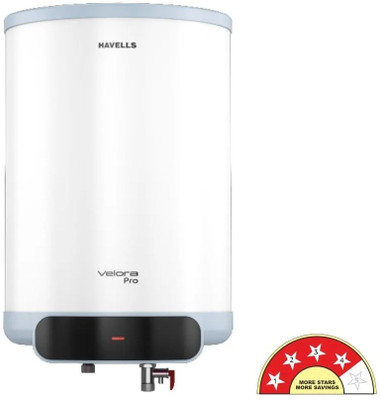 HAVELLS Velora Pro 15 Ltr With 7 Year Tank Warranty & Free Installation & Flexi pipes 15 L Storage Water Geyser(White)