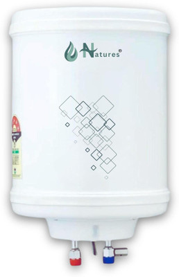 Natures 10L Storage Water Heater – 5-Star Rated with Triple Safety Protection 10 L Instant Water Geyser(White)