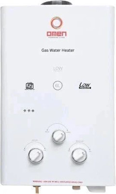 Omen Changing Lives Elegant 6 L Gas Water Geyser(White)