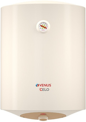 Venus CELO 25CV With Glasslined Tank, Glasslined Incoloy Element & Free Installation 25 L Storage Water Geyser(IVORY)