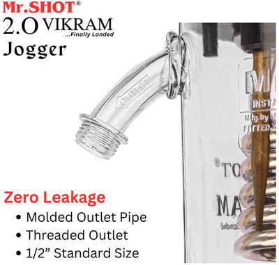 Mr.SHOT 2.O Vikram Jogger - Transparent Model 1 L Instant Water Geyser(Yellow)