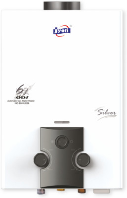 Jyoti Silver LP 6 L Gas Water Geyser(White)