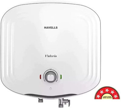 HAVELLS VALERIO 10 L 10 L Storage Water Geyser(White)