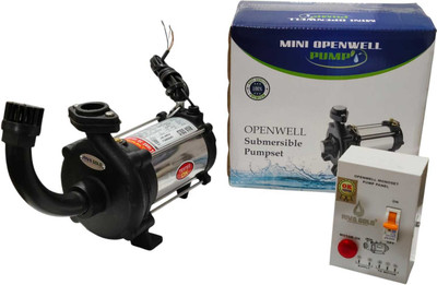 RIVA GOLD 0.5 HP Open well submersible pump with control panel Submersible Water Pump(0.5 hp)