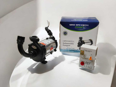 RIVA GOLD 1 HP Open well submersible pump with control panel Submersible Water Pump(1 hp)