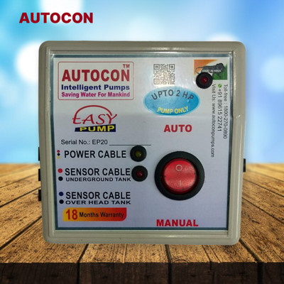AUTOCONIP AUTO PUMP CONTROLLER SINGLE PHASE 2 HP FOR OVER HEAD TANK ONLY Centrifugal Water Pump(1 hp)