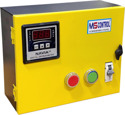 M S control 1.HP Single Phase Timer Digital Submersible Motor Starter For Water Filled Submersible Water Pump(1 hp)