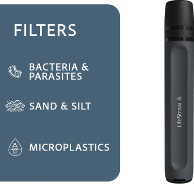 LifeStraw 0.2 l Water Purifier Bottle(Grey)