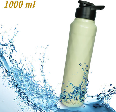 MISSIPPI 1000 ml Steel Sipper(Pack of 1, Green)
