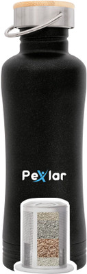 Pexlar 850 ml Water Purifier Bottle(Black)