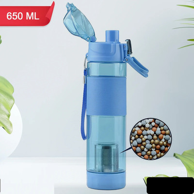 VADLI 650 ml Water Purifier Bottle(Multicolor, Blue)