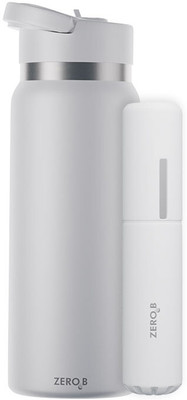 Zero B 600 ml Water Purifier Bottle(Black)