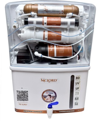 mclord 6527489 40000 L RO + UV + UF + Copper Water Purifier(White)