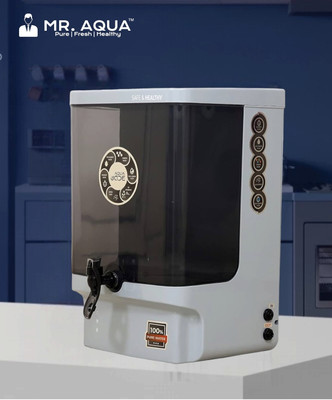 Mr.AQUA Jade water purifier 10 L RO + UV + UF + TDS + ALK + Copper Water Purifier(Black grey)